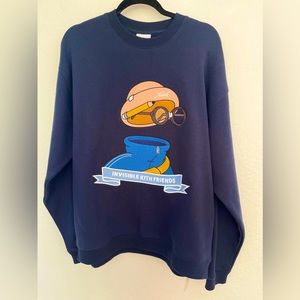 Kith x Invisible Friends Crewneck Blue Size: L